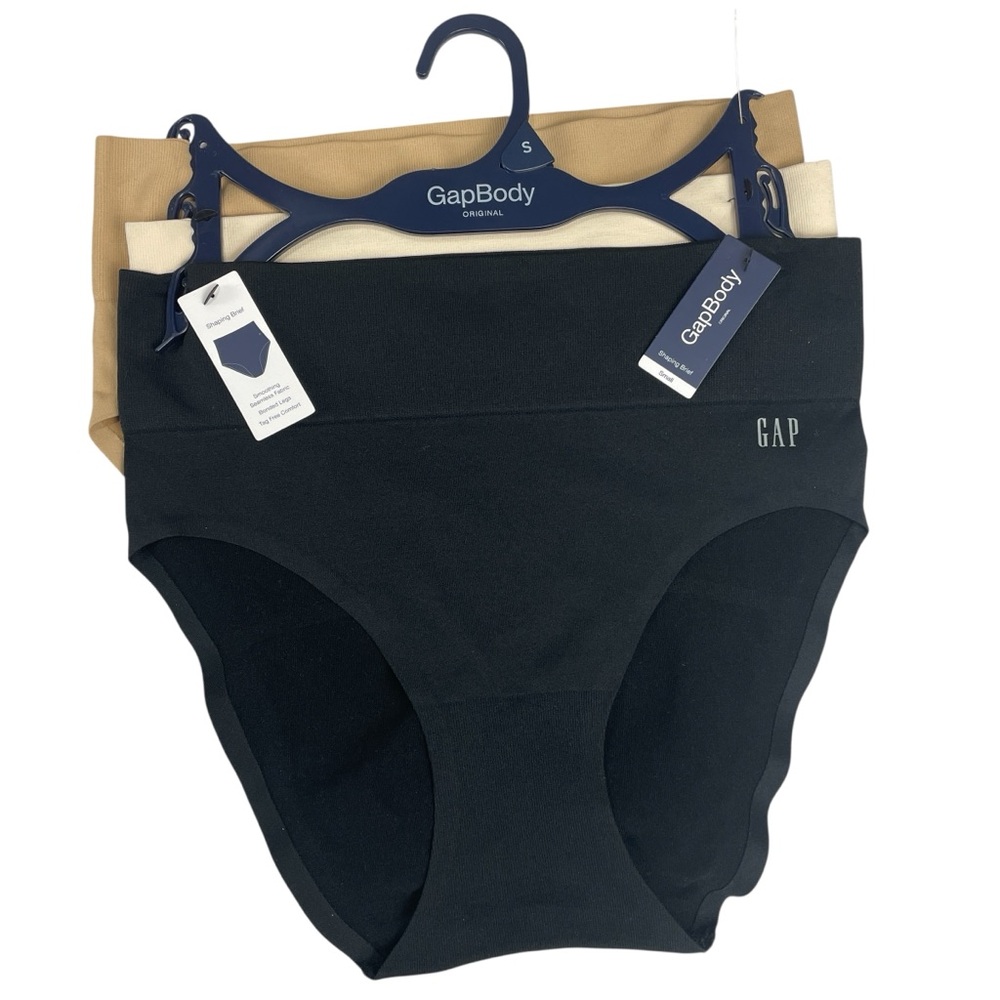 Gap Womens Set of 3 Smoothing Seamless Shaping Briefs Size S NWT
